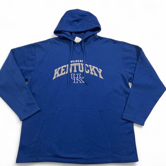 Vintage 90s Made In Usa Embroidered University Of Kentucky Hoodie